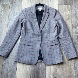 Plaid blazer